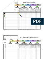 5S Maintenance Chart