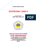 Materi Statistika I Dan II