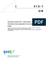UIC 515-1 OR - General Provisions For Trailer Bogie Compone - 1