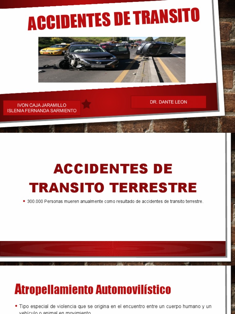 Accidentes De Transito Pdf