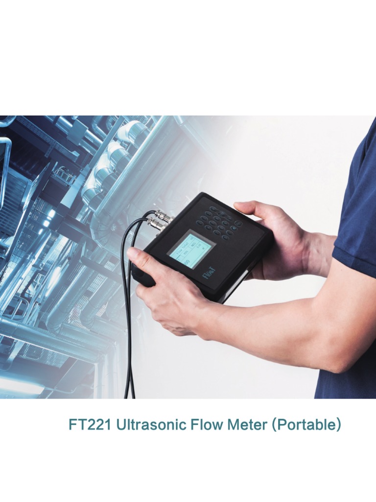 FT221 Portable Ultrasonic Flow Meter | PDF | Flow Measurement | Ultrasound
