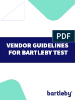 Vendor Test Guidelines