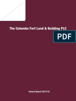 The Colombo Fort Land & Building PLC: Annual Report 2017/18