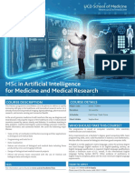 MSC in Artificial Intelligence (AI) For Health Research and Biomedical Applications 2pg A4 Web 100223