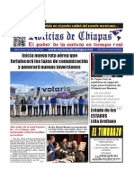 Periódico Noticias de Chiapas, Edición Virtual Jueves 13 de Julio de 2023
