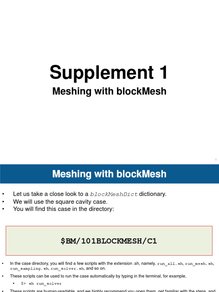 Supplement1 Blockmesh | PDF | Curve | Vertex (Geometry)