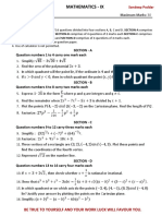 Mathematics - Ix 1, 2 & 3