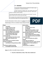 Science Skills 27 Answers