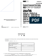 ZX250-5B Equipment Components Parts Catalog