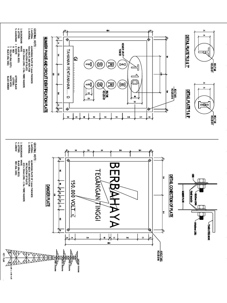 Dangerous Number Plate Specifications | PDF | Manufactured Goods | Vehicles