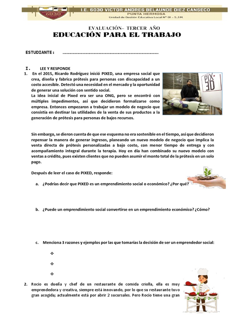evaluaci-n-3ro-pdf-iniciativa-empresarial-empresa-social