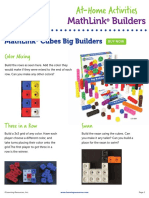 At Home Activities Mathlink Cubes Big Builders