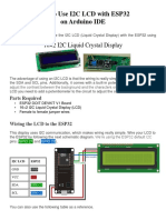 I2C LCD With ESP32