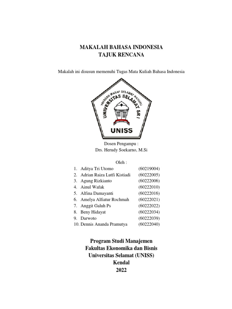 Pengertian dan Tujuan Tajuk Rencana | PDF | Karier & Perkembangan | Seni