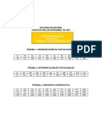 Diplomas de Español Convocatoria de Noviembre de 2007