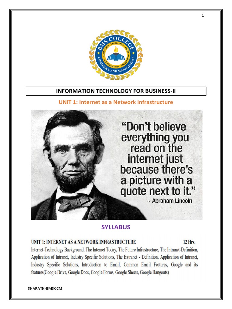 ITB Information Technology For Business PDF Protocol Suite