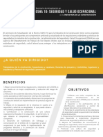 OSHA 10 SEGURIDAD y SALUD OCUPACIONAL en La INDUSTRIA DE LA CONSTRUCCIÓN 2023