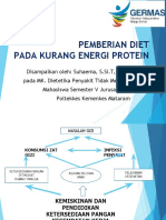 Pemberian Diet Pada Gizi Buruk