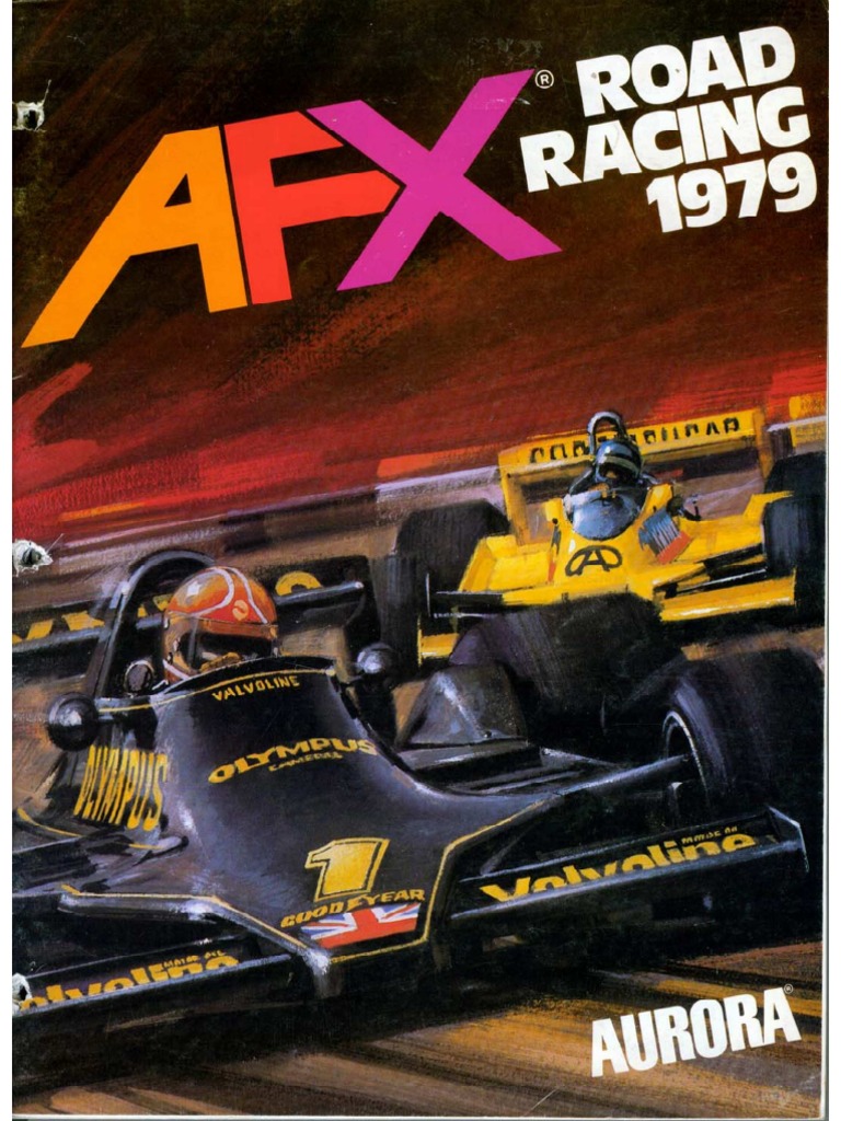 1979 Aurora AFX G-Plus Cars Color Ad HO Slot Cars