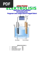 Download Kimia elektrolisis - laporan by johnnugroho SN65879925 doc pdf