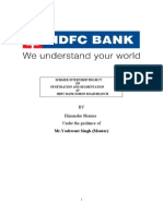 Major Project HDFC Internship