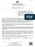 Câmara Municipal de Florianópolis: Proposta de Projeto de Lei Nº