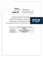 Eee 423 Mobile Communication Course Porfolio