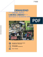 Banco Central de La República Dominicana (2007) - La Informalidad en El Mercado Laboral Urbano de La República Dominicana