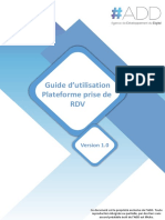 Guide D'utilisation (Platefomre PRDV)