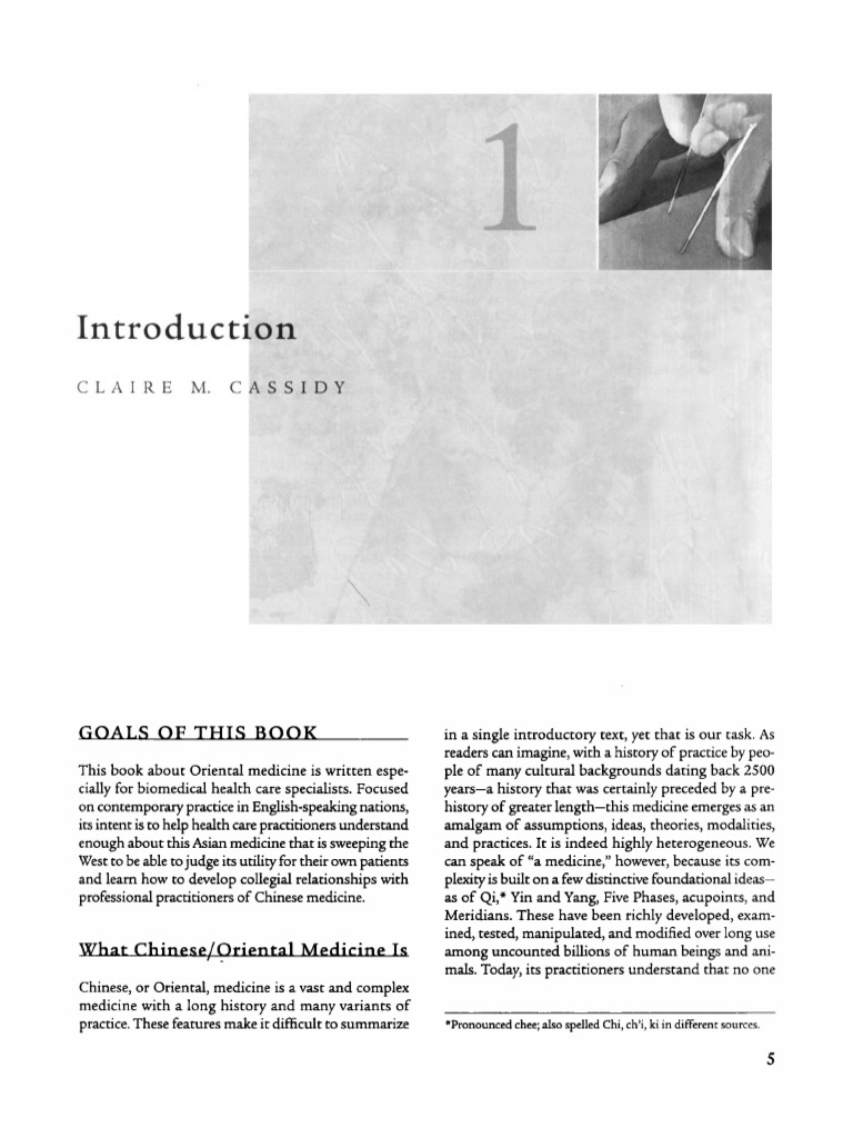 Oriental Medicine for Healthcare Experts | PDF | Traditional Chinese ...