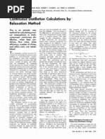 Continuous Distillation Calculation by Relaxation Method