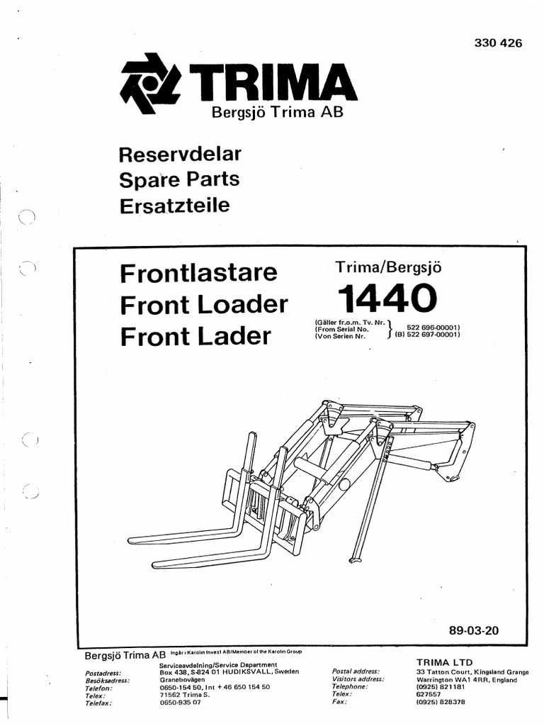 Trima 1440 | PDF