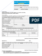 Demat Closure Cum Sign Attestation