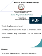 6 Drug Information Center
