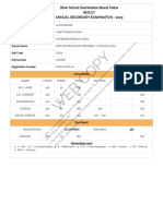 Ankit - 10th Result