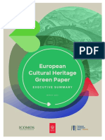 European Cultural Heritage Green-Paper - Exexutive Summary