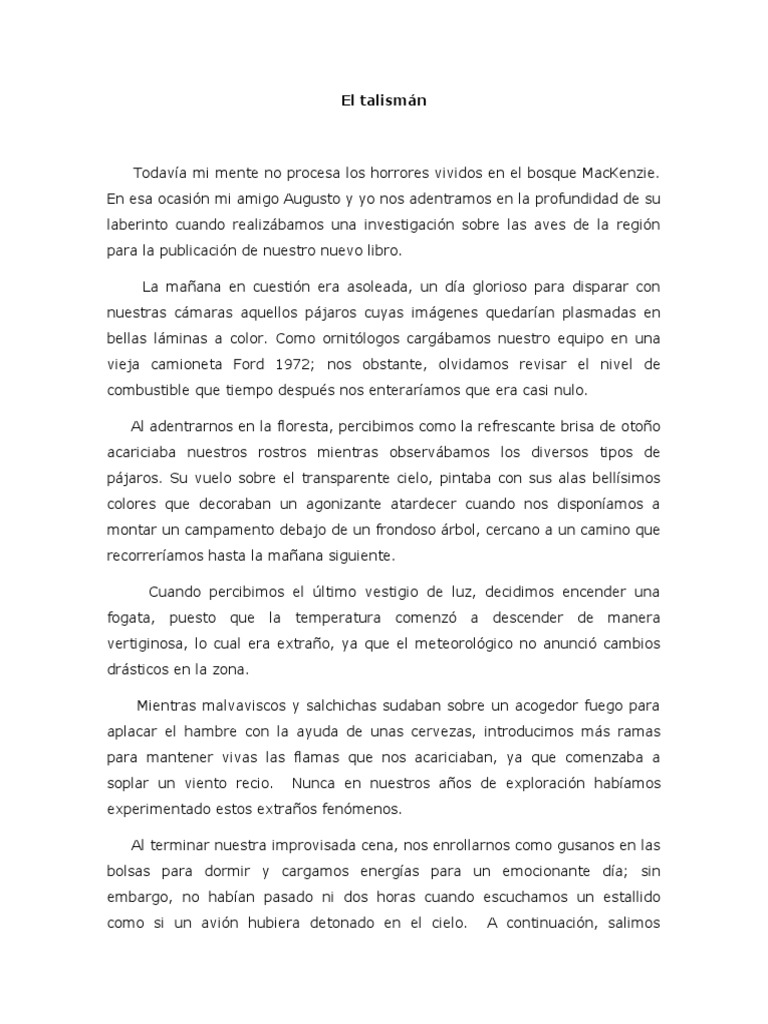 El Talisman PDF