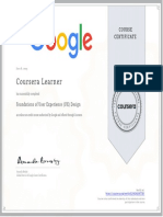 Coursera Certificate-Foundations of User Experience (UX) Design