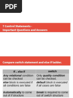 Hsslive-7 Control Statements