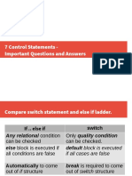 Hsslive-7 Control Statements