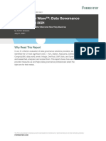 【Forrester】 Wave Data Governance Solutions Q3 2021