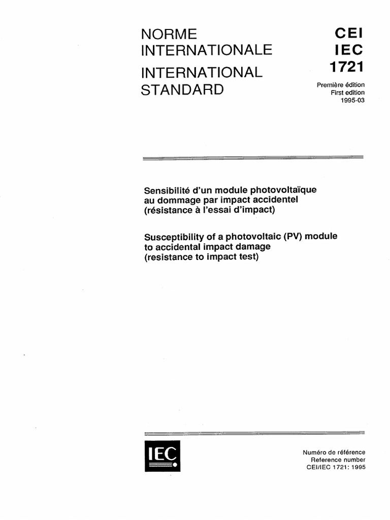 IEC 61721-1995 Scan | PDF