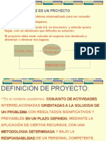 Que Es Un Proyecto: Donde Estoy Problemas Obstáculos Adonde Quiero Llegar