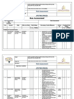 Risk Assessment - Safety Barrier Painting