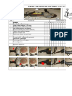 Grinding Machine Check List