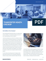 Saratech Teamcenter Health Check
