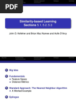 BookSlides 5A Similarity-based-Learning