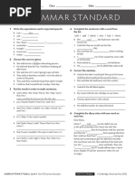 AmericanThink2ed - TR4 - Unit 10 Grammar Standard