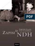 Edmund Glaise Von Horstenau - Zapisi Iz NDH OCR