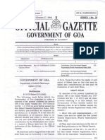 Officialck Rei Gazette: Governmhnt 0F Goa